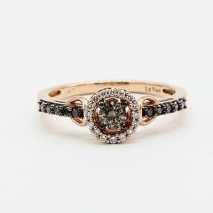 LeVian Nude & White Vanilla Diamond Ring 14k Rose